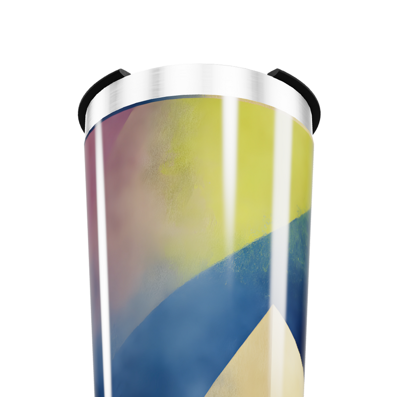 Copo Térmico - Arte Abstrata Colorida