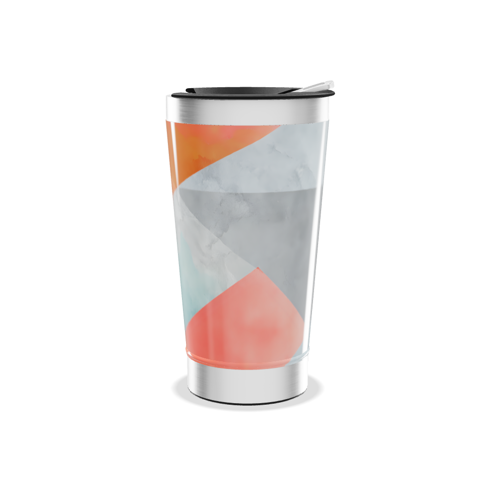 Copo Térmico - Estampa Geométrica Colorida