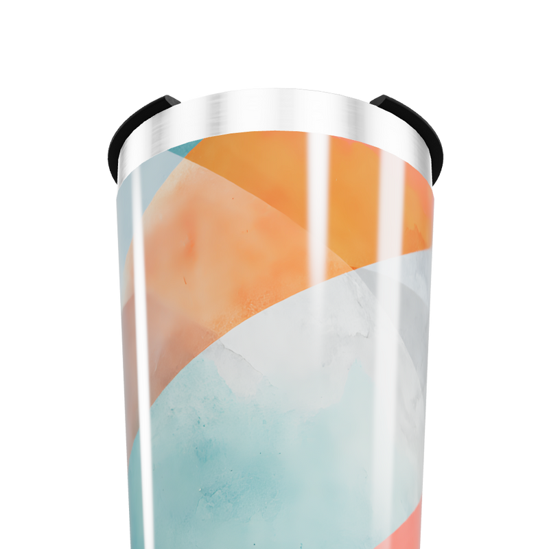 Copo Térmico - Estampa Geométrica Colorida