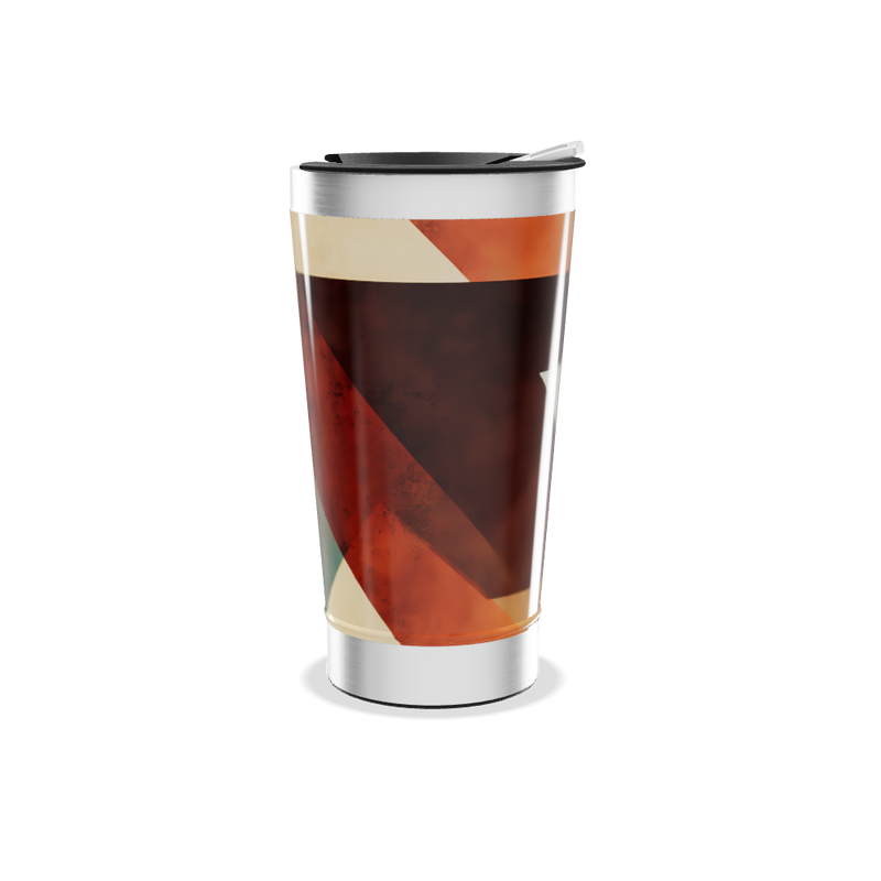 Copo Térmico - Estampa Geométrica Colorida