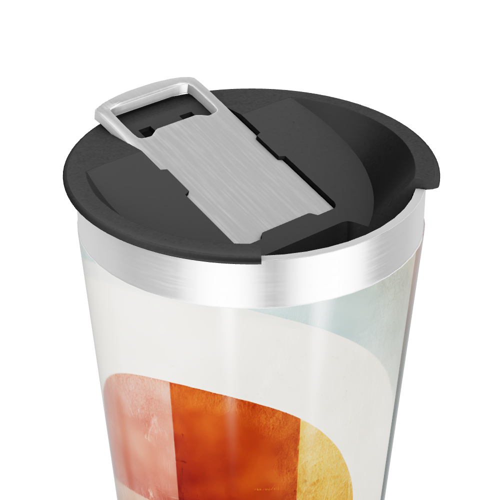 Copo Térmico - Estampa Geométrica Colorida