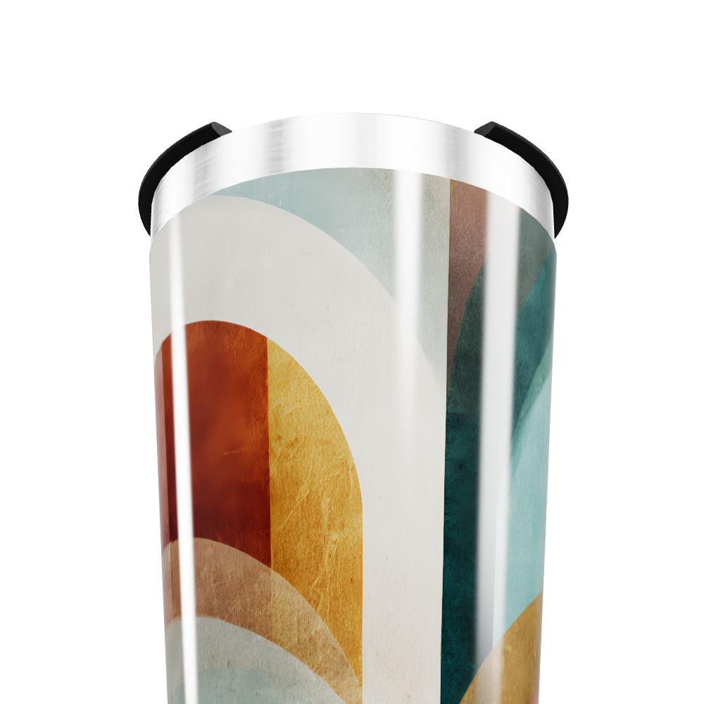 Copo Térmico - Estampa Geométrica Colorida