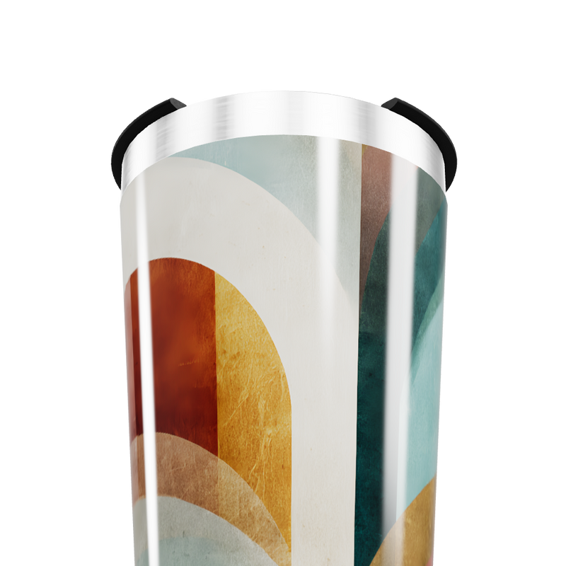 Copo Térmico - Estampa Geométrica Colorida