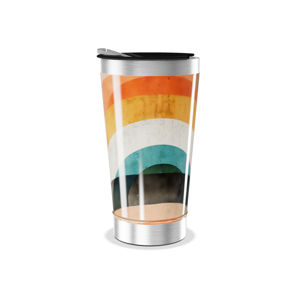 Copo Térmico - Listras Coloridas