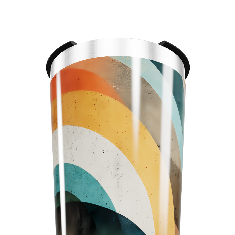 Copo Térmico - Listras Coloridas