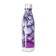 Garrafa Inox - Roxa com Textura Cristal