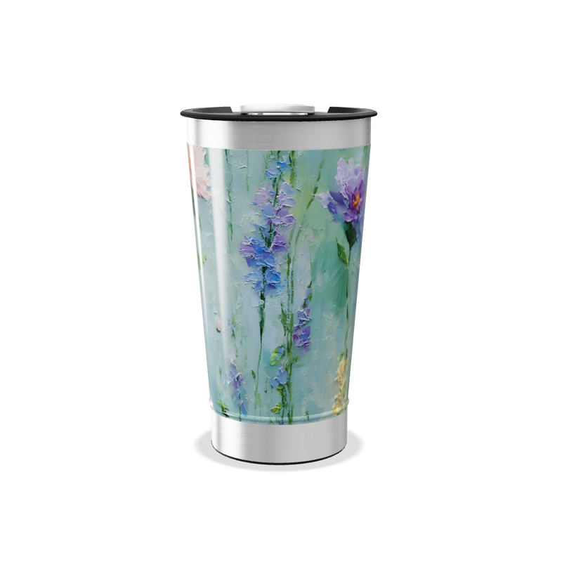 Copo Térmico - Flores Pintadas