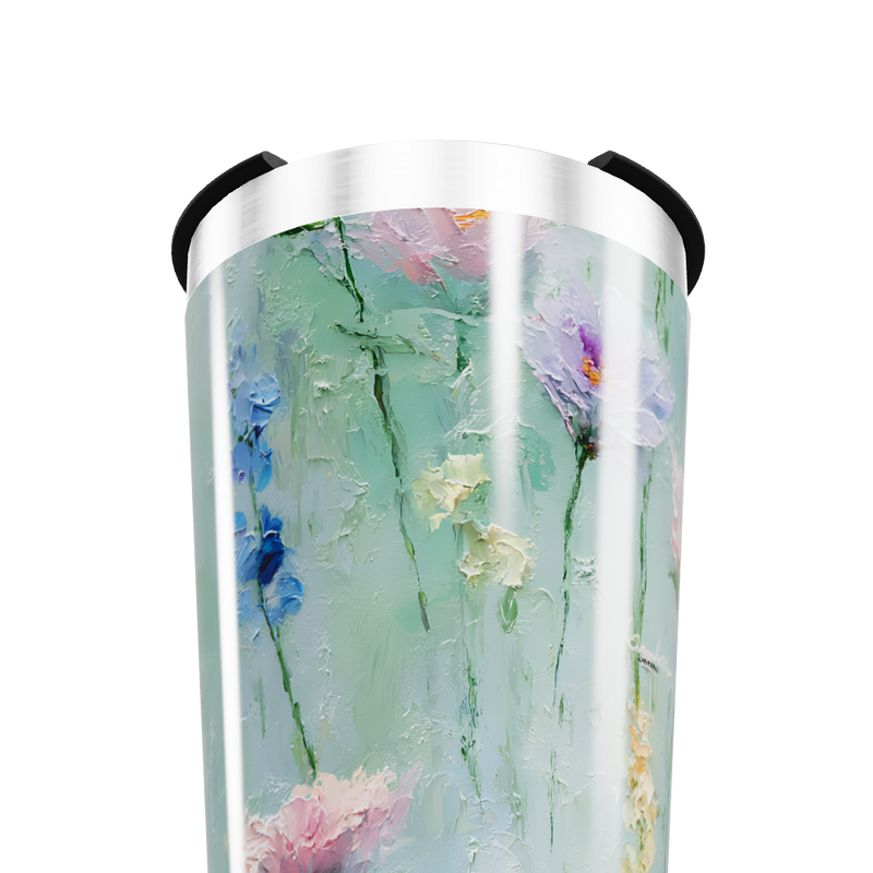 Copo Térmico - Flores Pintadas