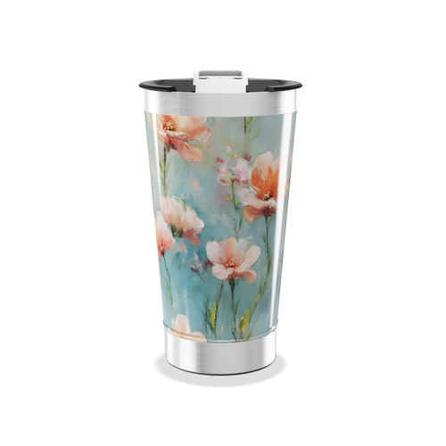 Copo Térmico - Flores Coloridas