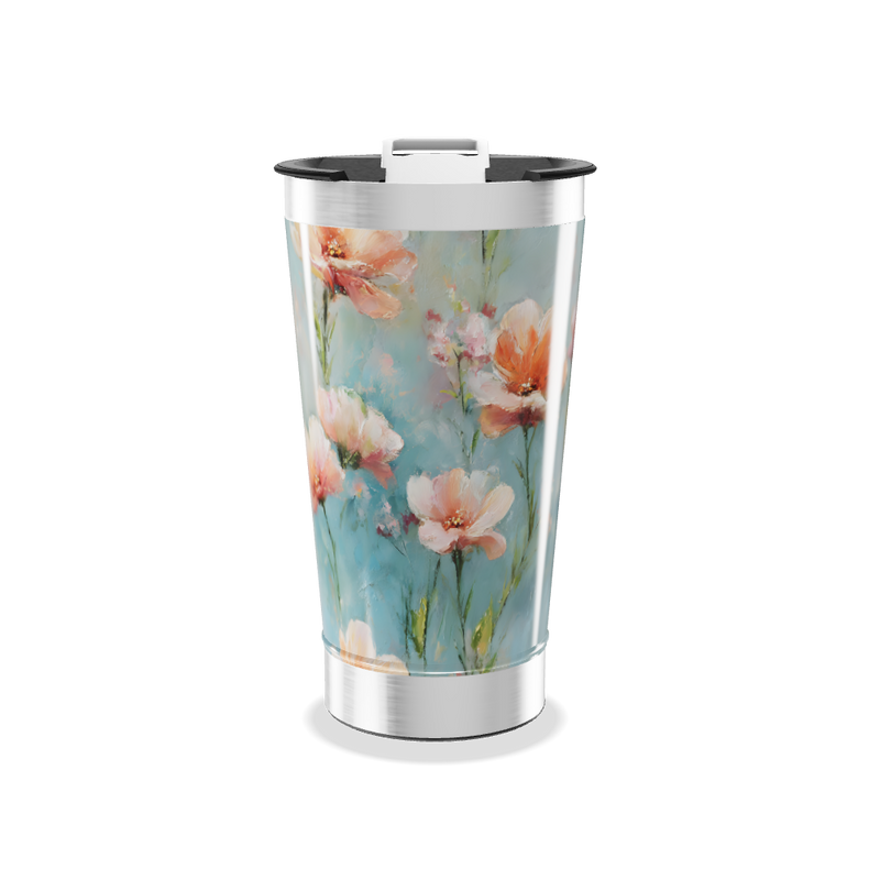 Copo Térmico - Flores Coloridas