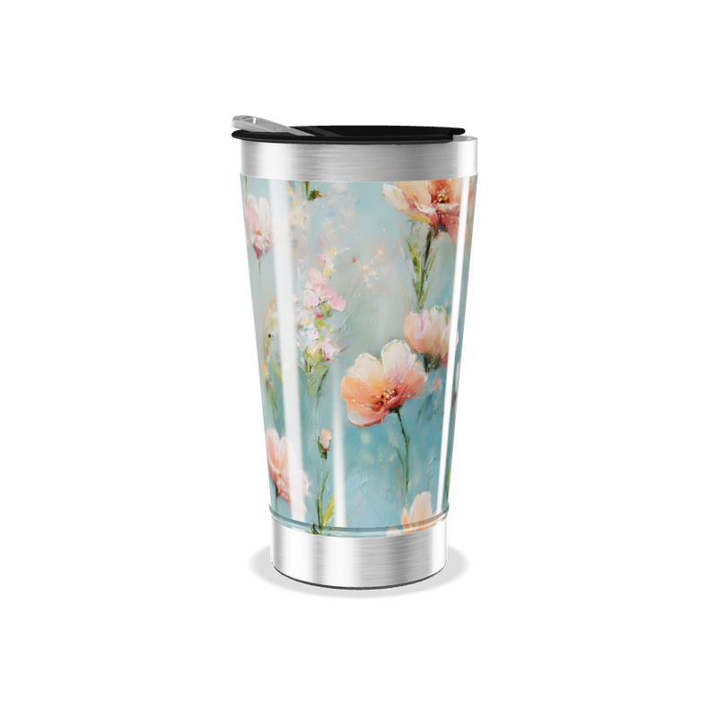 Copo Térmico - Flores Coloridas