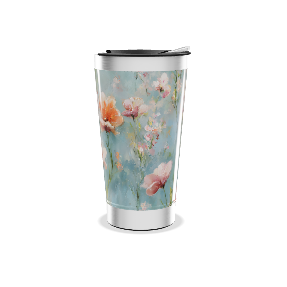 Copo Térmico - Flores Coloridas