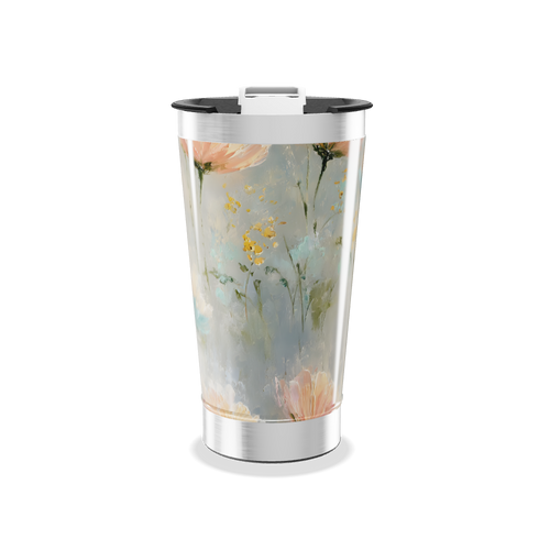 Copo Térmico - Flores Aquarela
