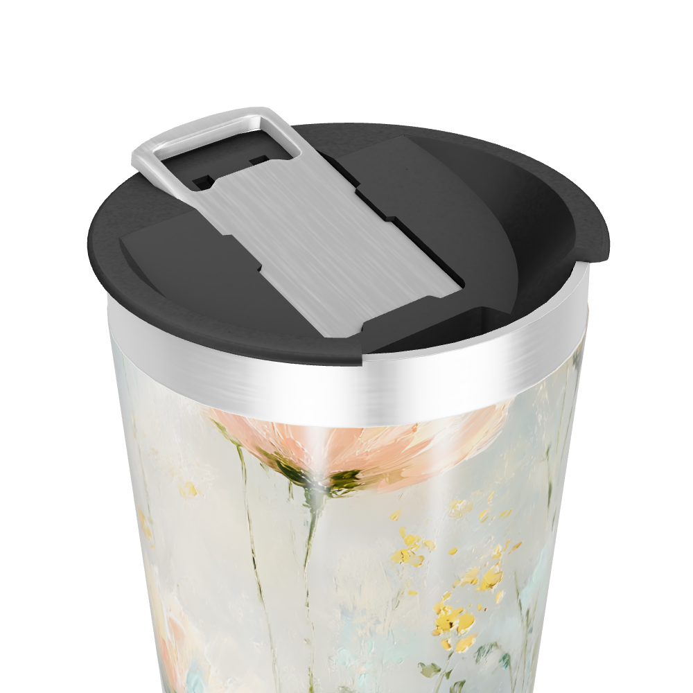 Copo Térmico - Flores Aquarela