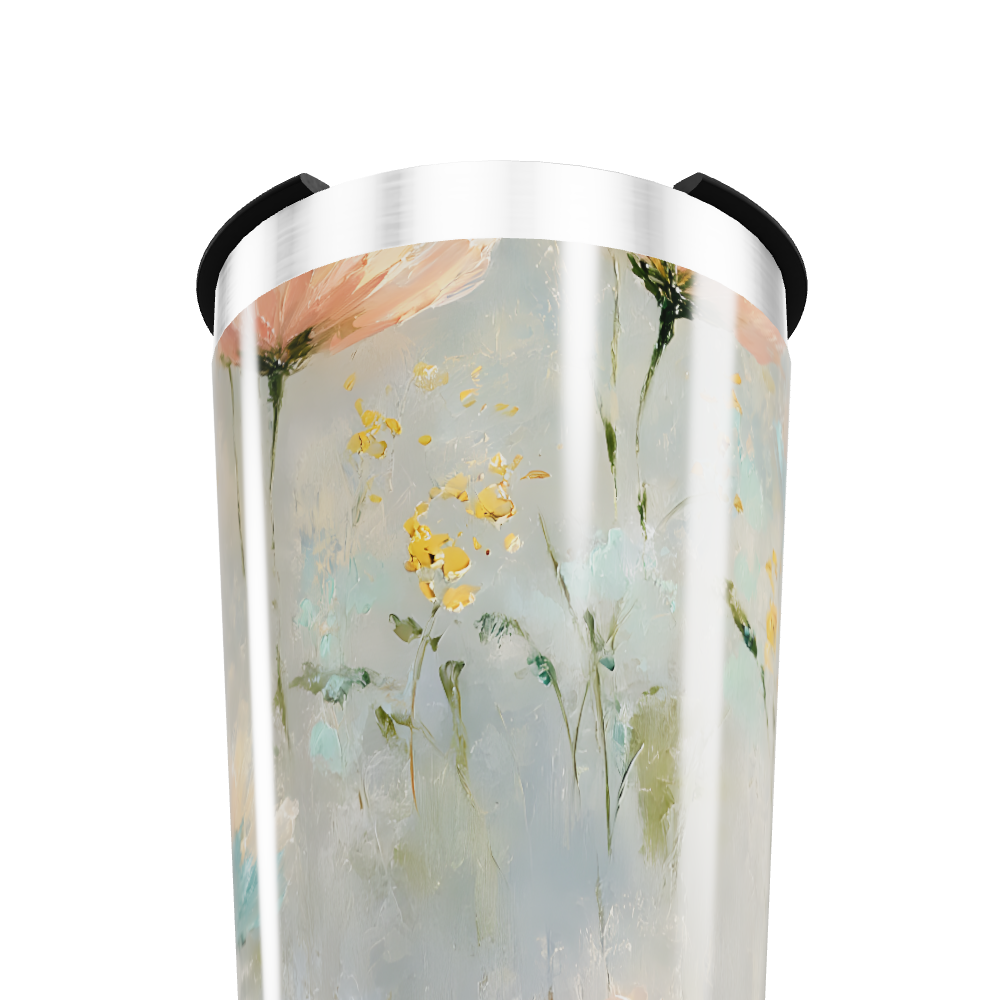 Copo Térmico - Flores Aquarela