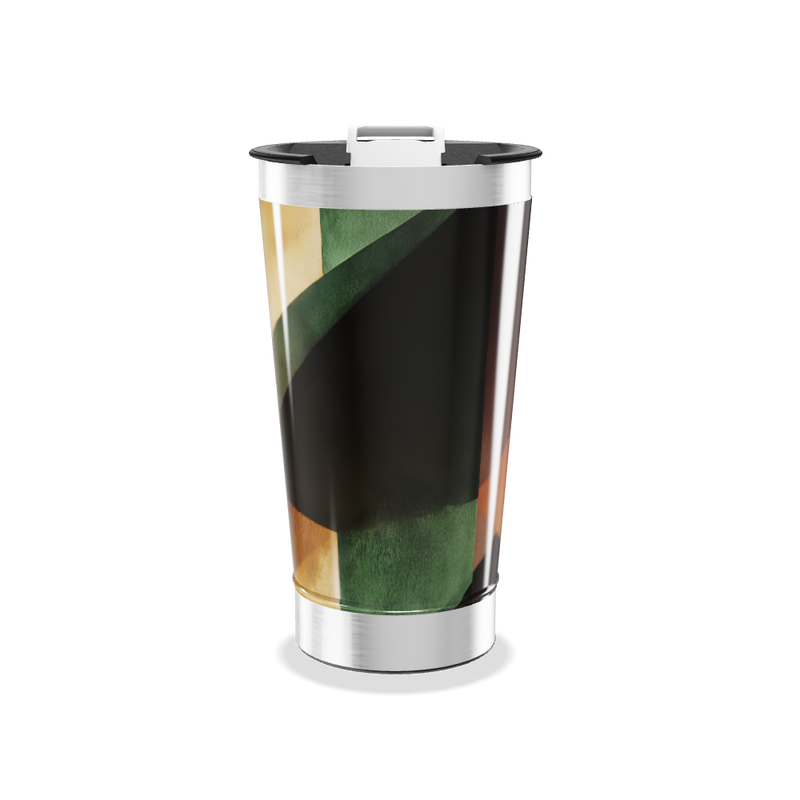 Copo Térmico - Estampa Colorida Abstrata