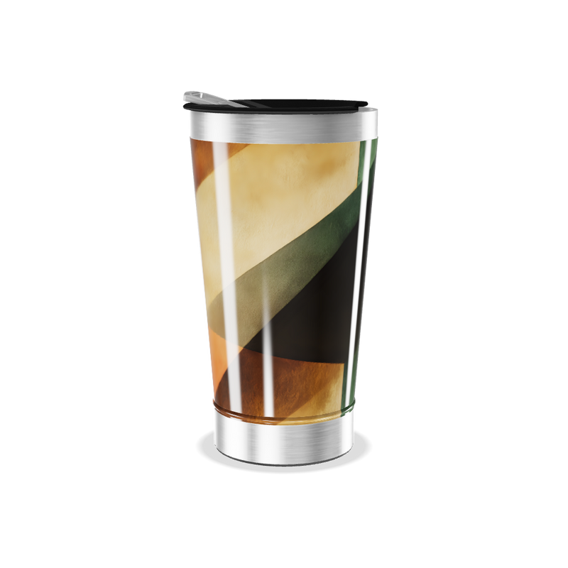 Copo Térmico - Estampa Colorida Abstrata