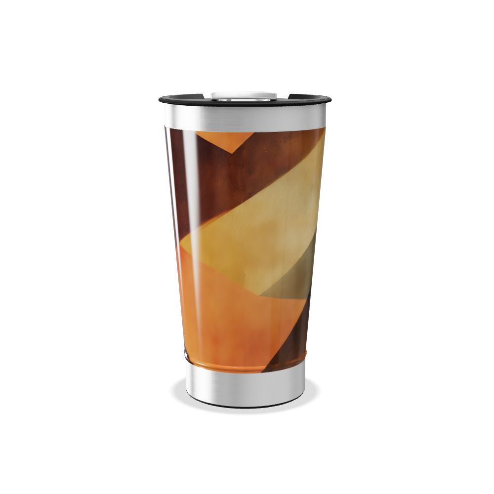 Copo Térmico - Estampa Colorida Abstrata