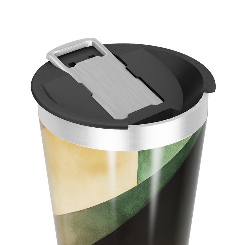 Copo Térmico - Estampa Colorida Abstrata