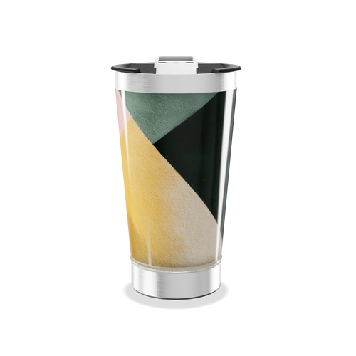 Copo Térmico - Estampa Geométrica Colorida