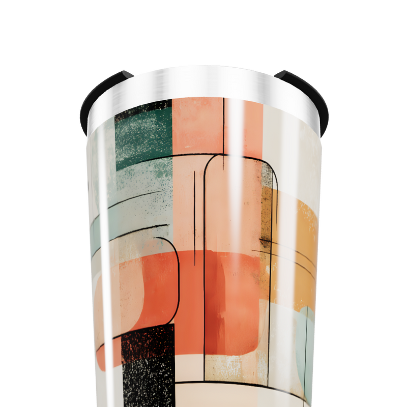 Copo Térmico - Estampa Geométrica Colorida