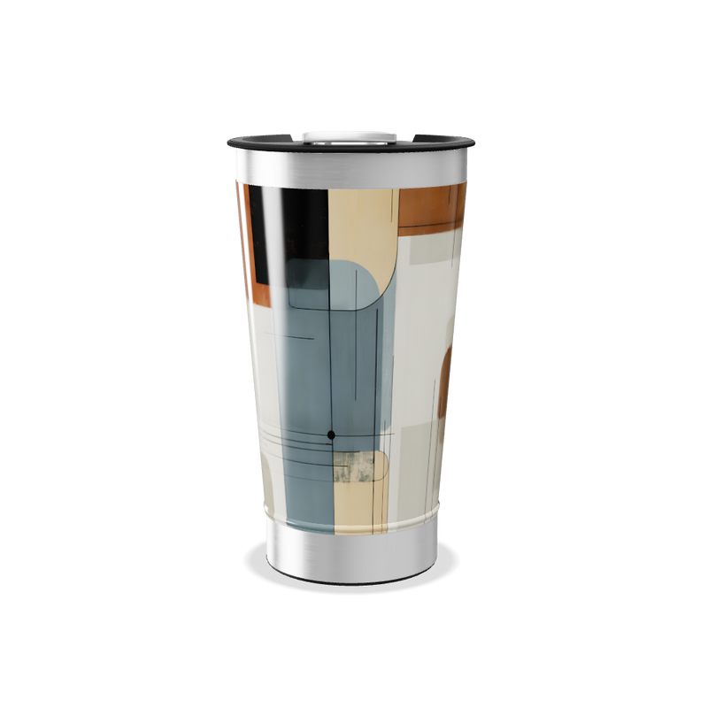 Copo Térmico - Estampa Geométrica Colorida