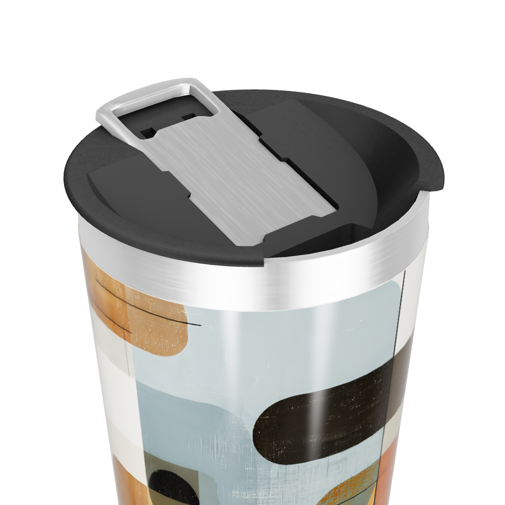 Copo Térmico - Estampa Geométrica Colorida