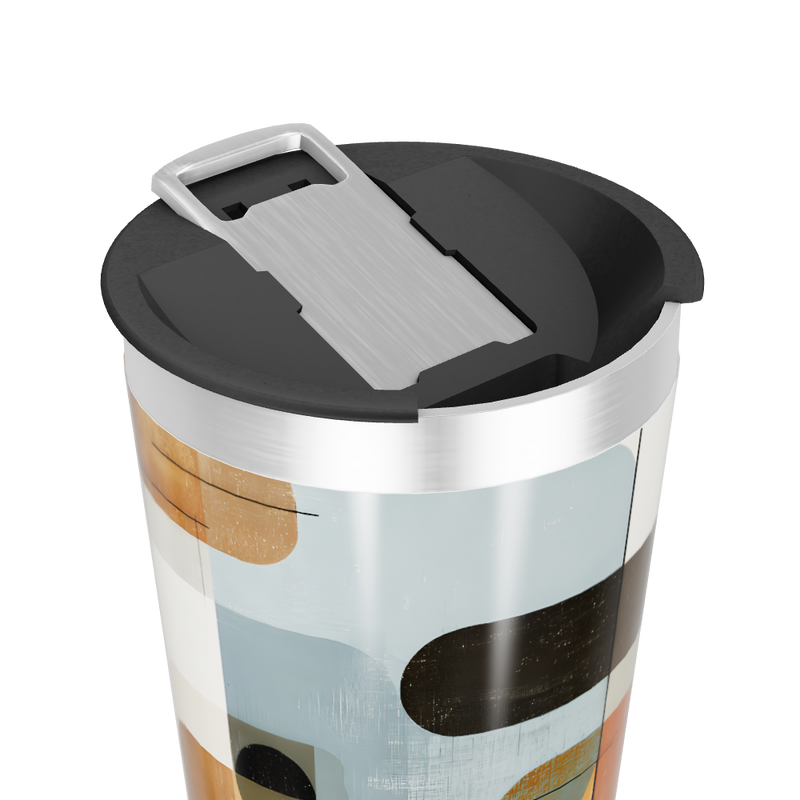 Copo Térmico - Estampa Geométrica Colorida