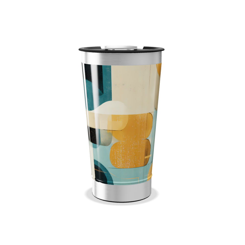 Copo Térmico - Estampa Geométrica Colorida