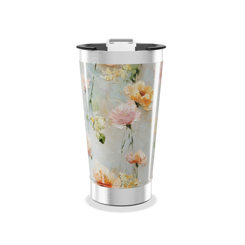 Copo Térmico - Floral Aquarela