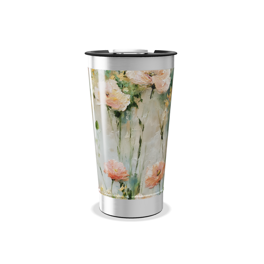 Copo Térmico - Floral Aquarela