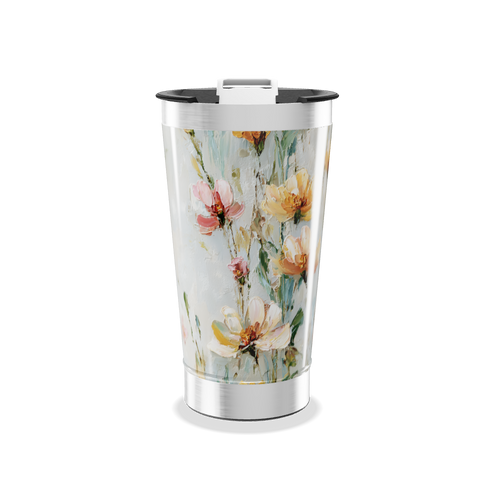 Copo Térmico - Floral Aquarela