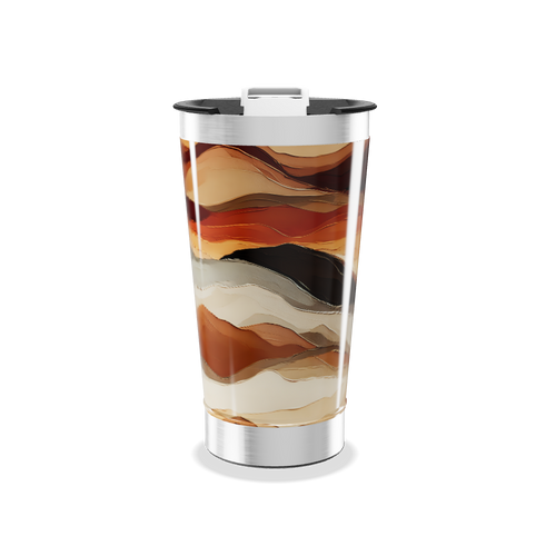 Copo Térmico - Estampa Geométrica Colorida