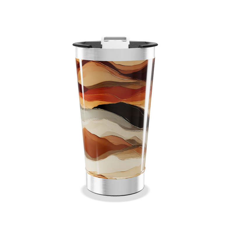 Copo Térmico - Estampa Geométrica Colorida