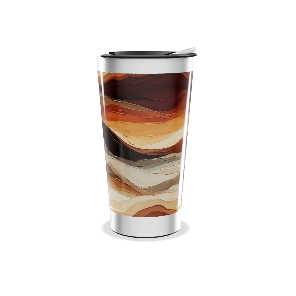 Copo Térmico - Estampa Geométrica Colorida