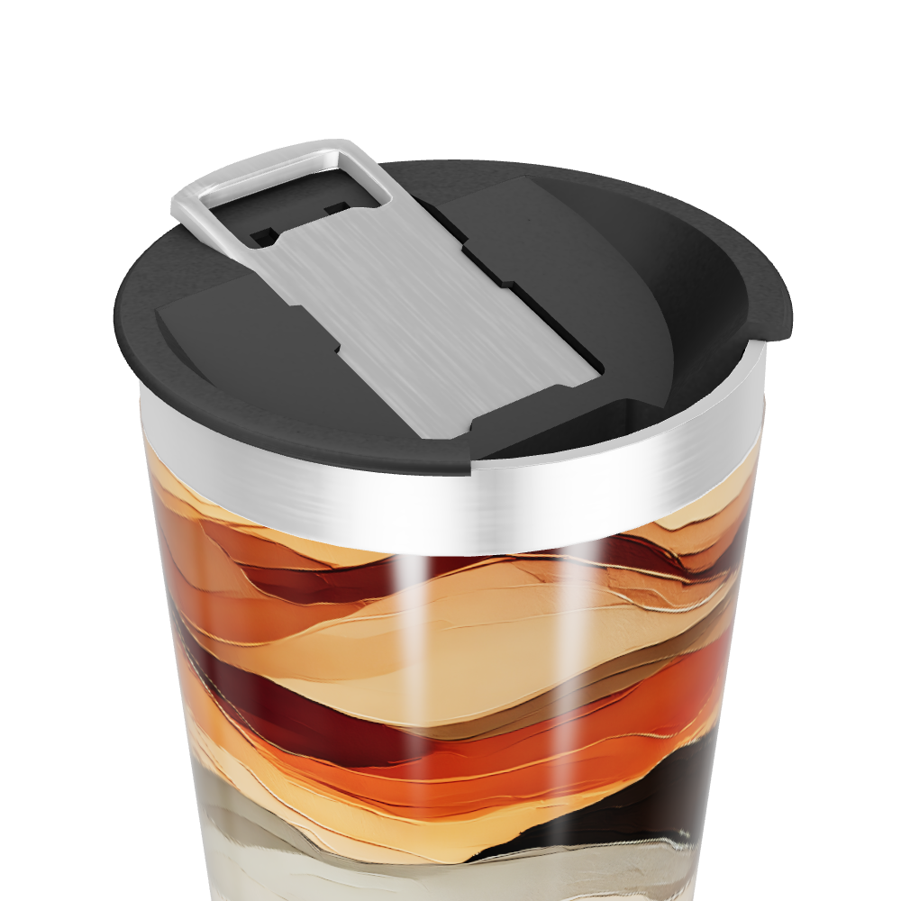 Copo Térmico - Estampa Geométrica Colorida