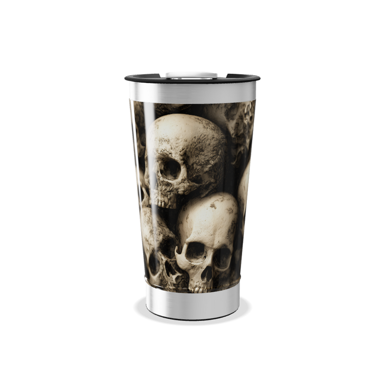 Copo Térmico - Estampa de Caveiras