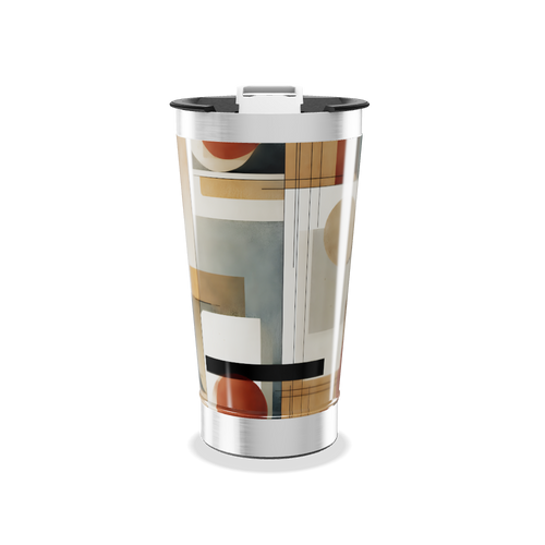 Copo Térmico - Estampa Geométrica Colorida