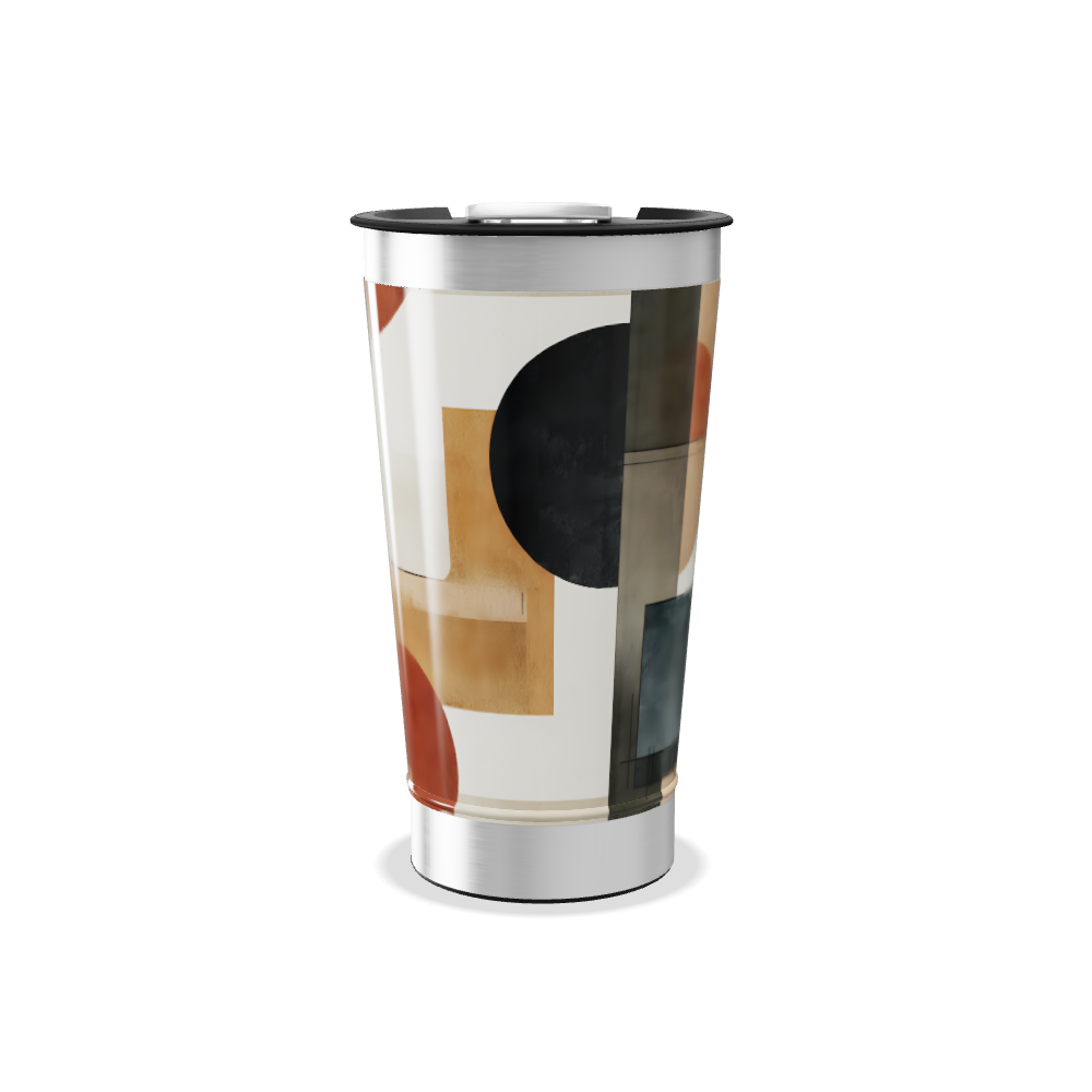 Copo Térmico - Estampa Geométrica Colorida