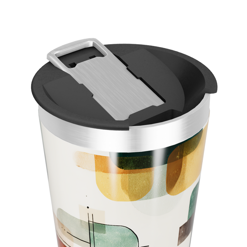 Copo Térmico - Estampa Geométrica Colorida