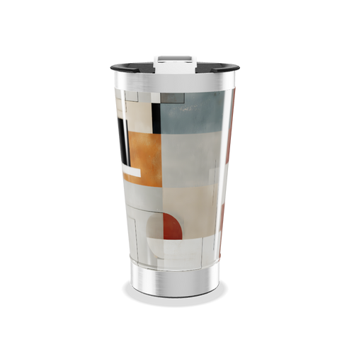 Copo Térmico - Estampa Geométrica Colorida