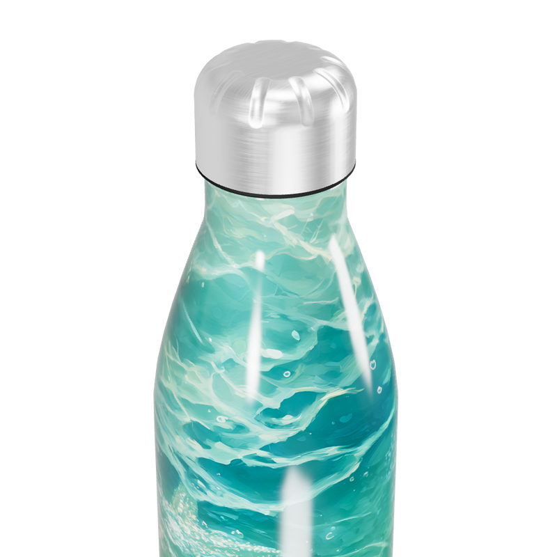 Garrafa Inox - Estampa Oceano Estrela do Mar