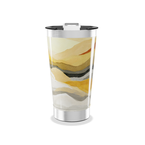 Copo Térmico - Estampa Ondas Coloridas