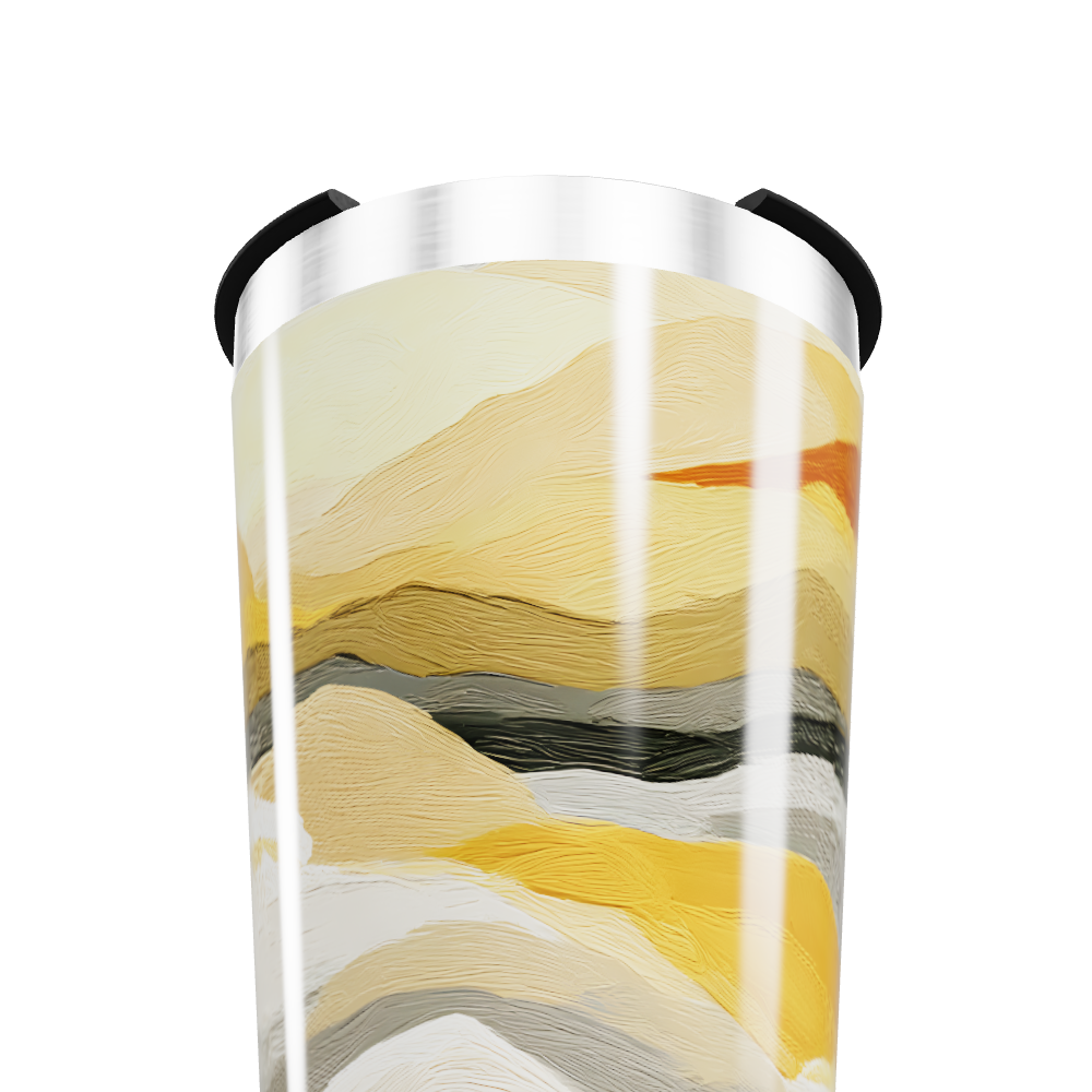 Copo Térmico - Estampa Ondas Coloridas