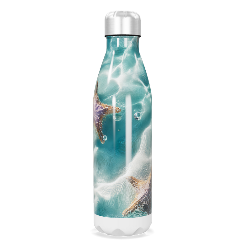 Garrafa Inox - Estampa Estrelas do Mar