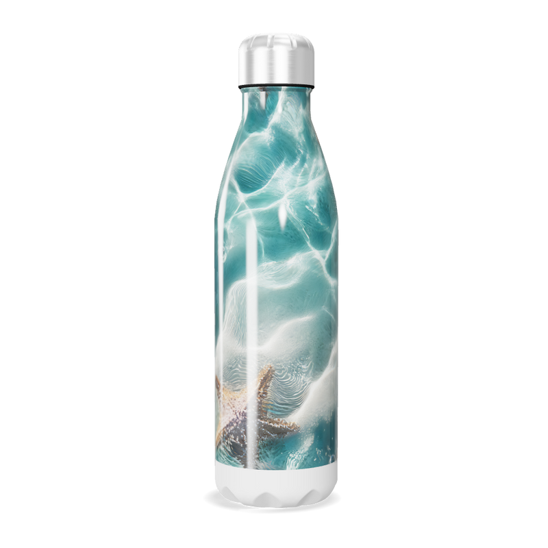Garrafa Inox - Estampa Estrelas do Mar