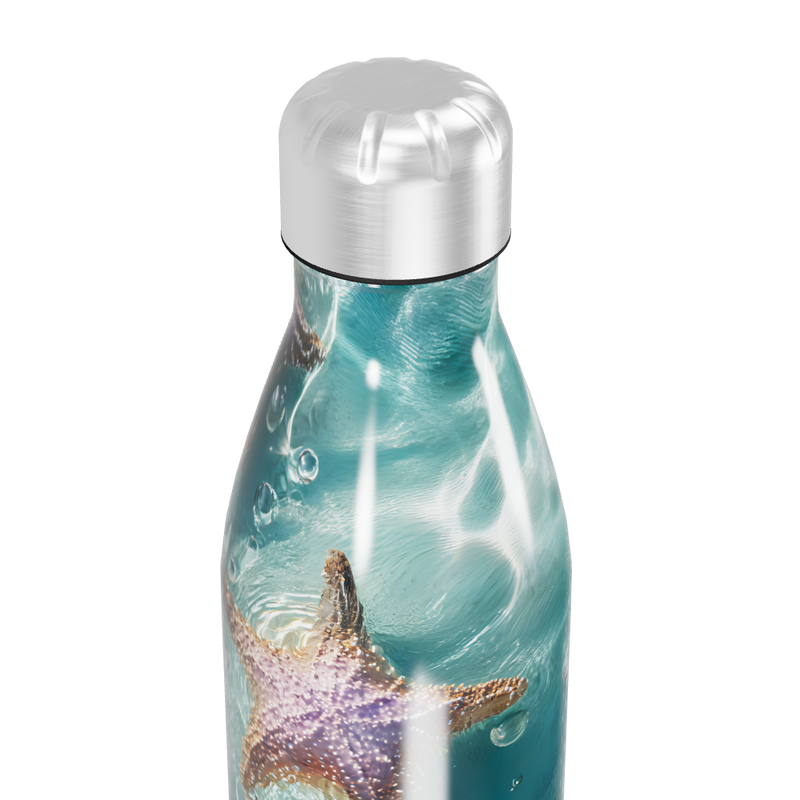 Garrafa Inox - Estampa Estrelas do Mar