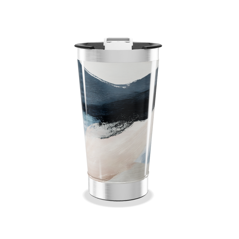 Copo Térmico - Estampa Abstrata Aço Inox