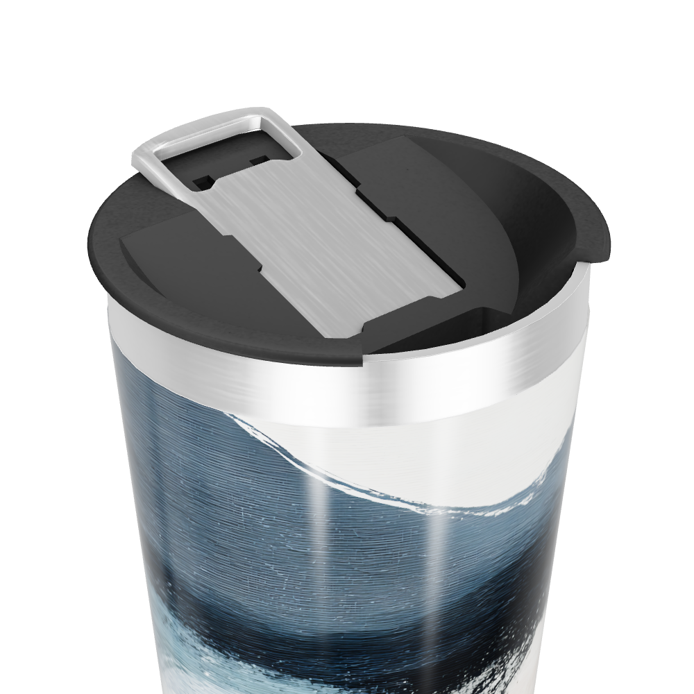 Copo Térmico - Estampa Abstrata Aço Inox