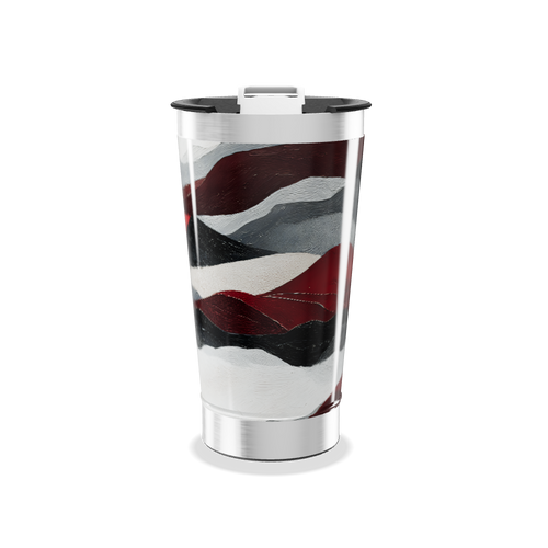 Copo Térmico - Estampa Abstrata Colorida